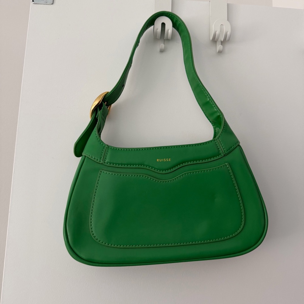 Vibrant Green Shoulder Bag